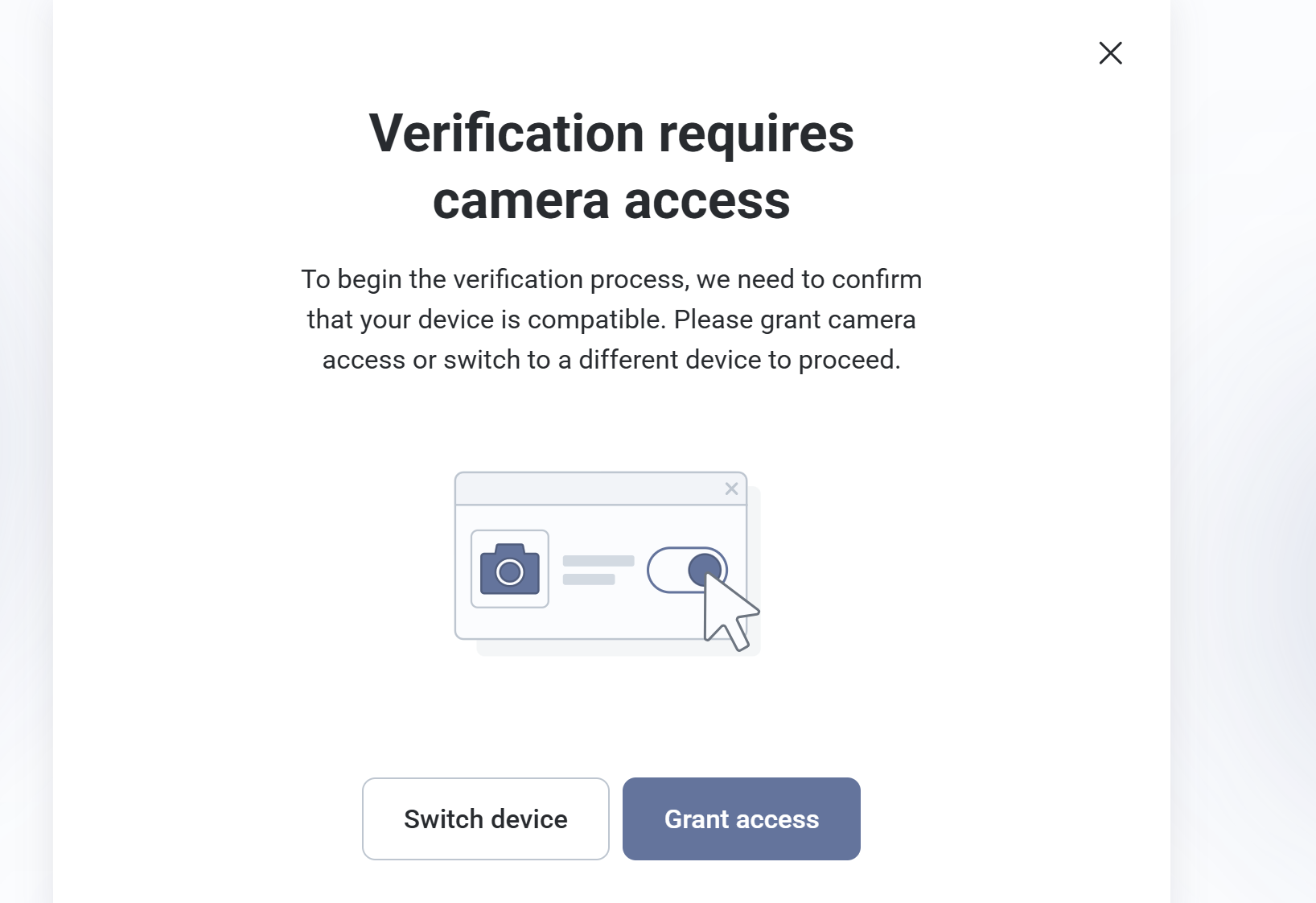 Скриншот верификации Fansly