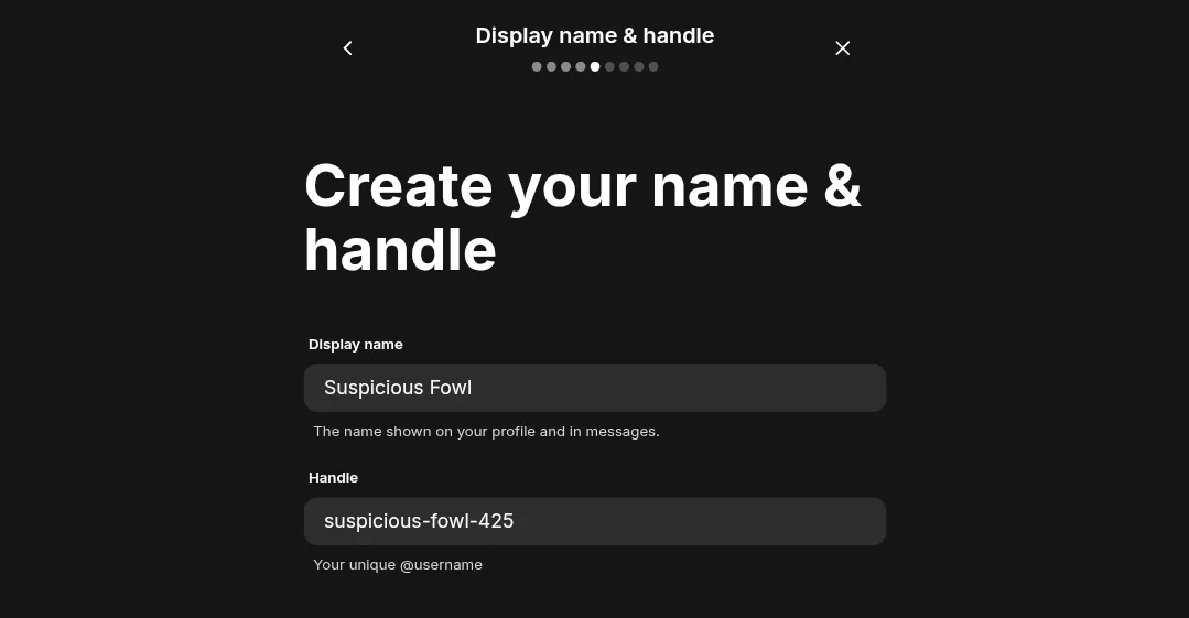 Fanvue имя