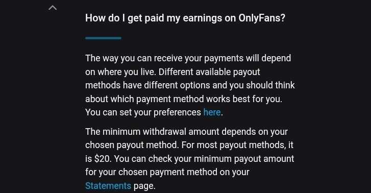 Получить выплату Onlyfans