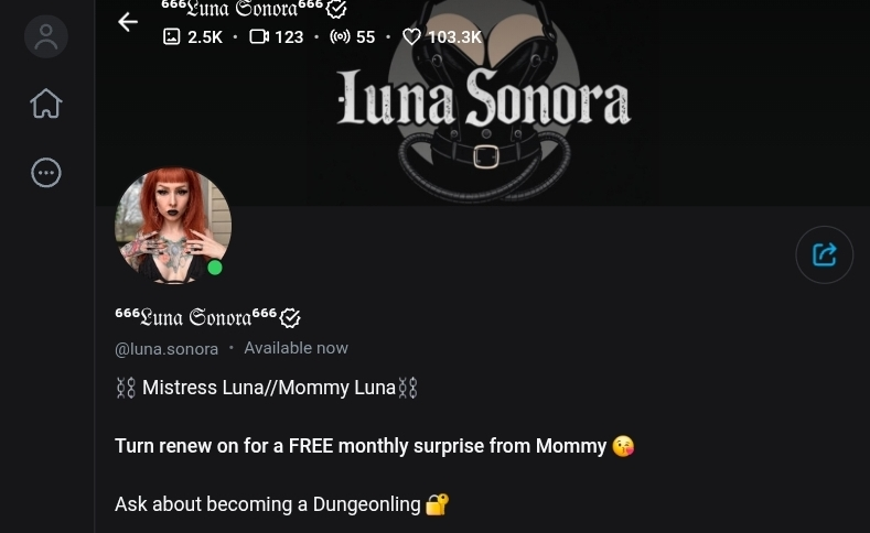 Luna Sonora OnlyFans скриншот
