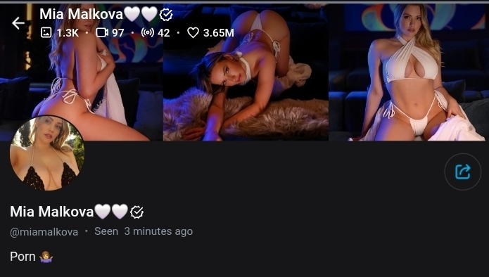 Mia Malkova скриншот OnlyFans