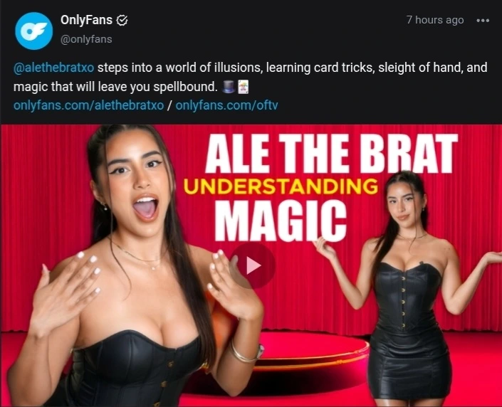 Скриншот OnlyFans