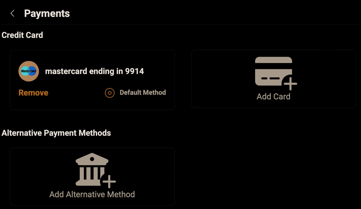 Скрин оплата картой Fansly