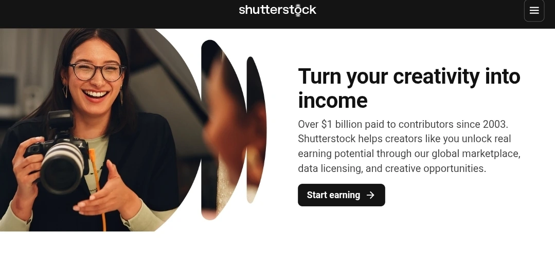 Shutterstock начни получать доход