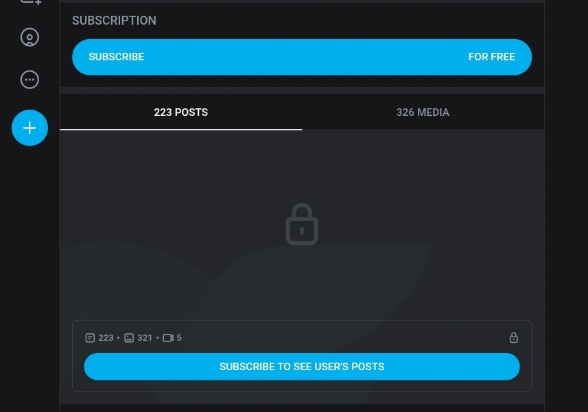 Скриншот подписки OnlyFans