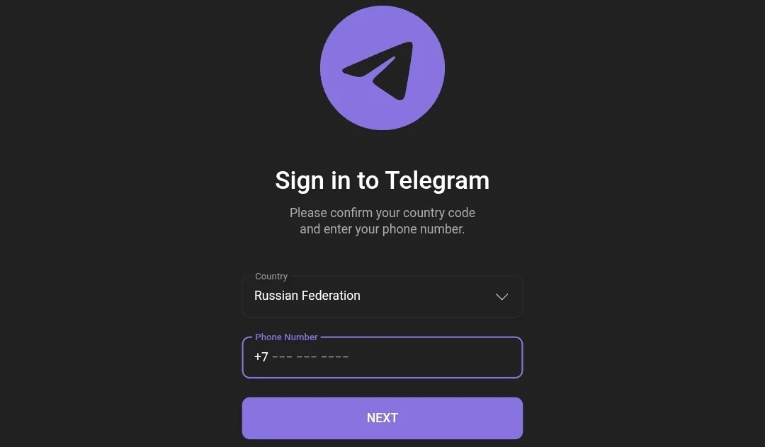 Скриншот Telegram