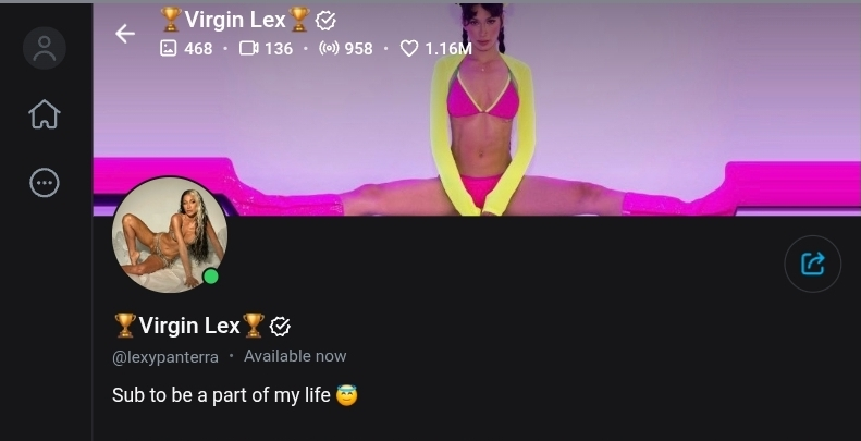 Virgin Lex (Lexy Panterra) OnlyFans скриншот